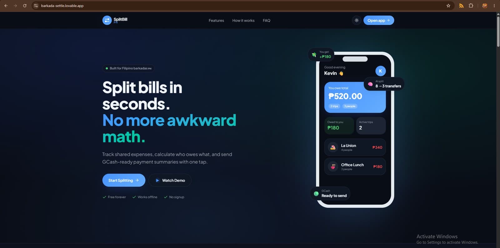 SplitBill PH